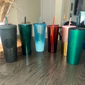 Starbucks Black and Green Insulated Drinkware Set